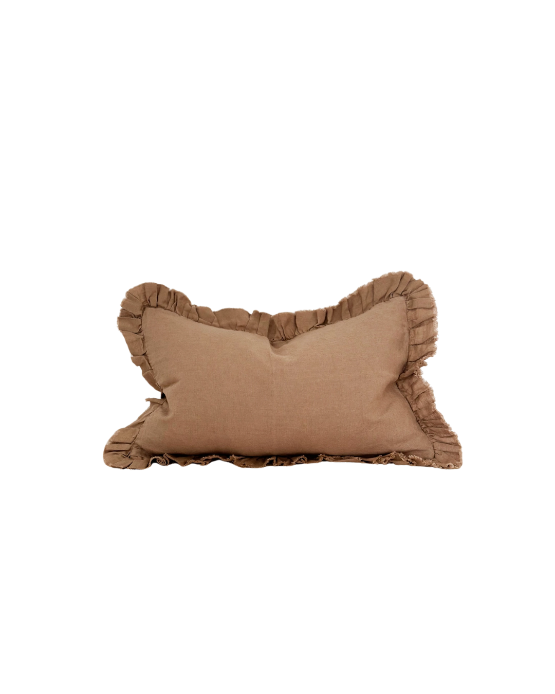 Winnie Ruffled Linen Cushion Cover